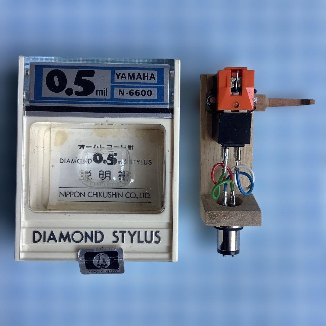 木のヘッドシェル(柿)➕カートリッジ、交換針のセット