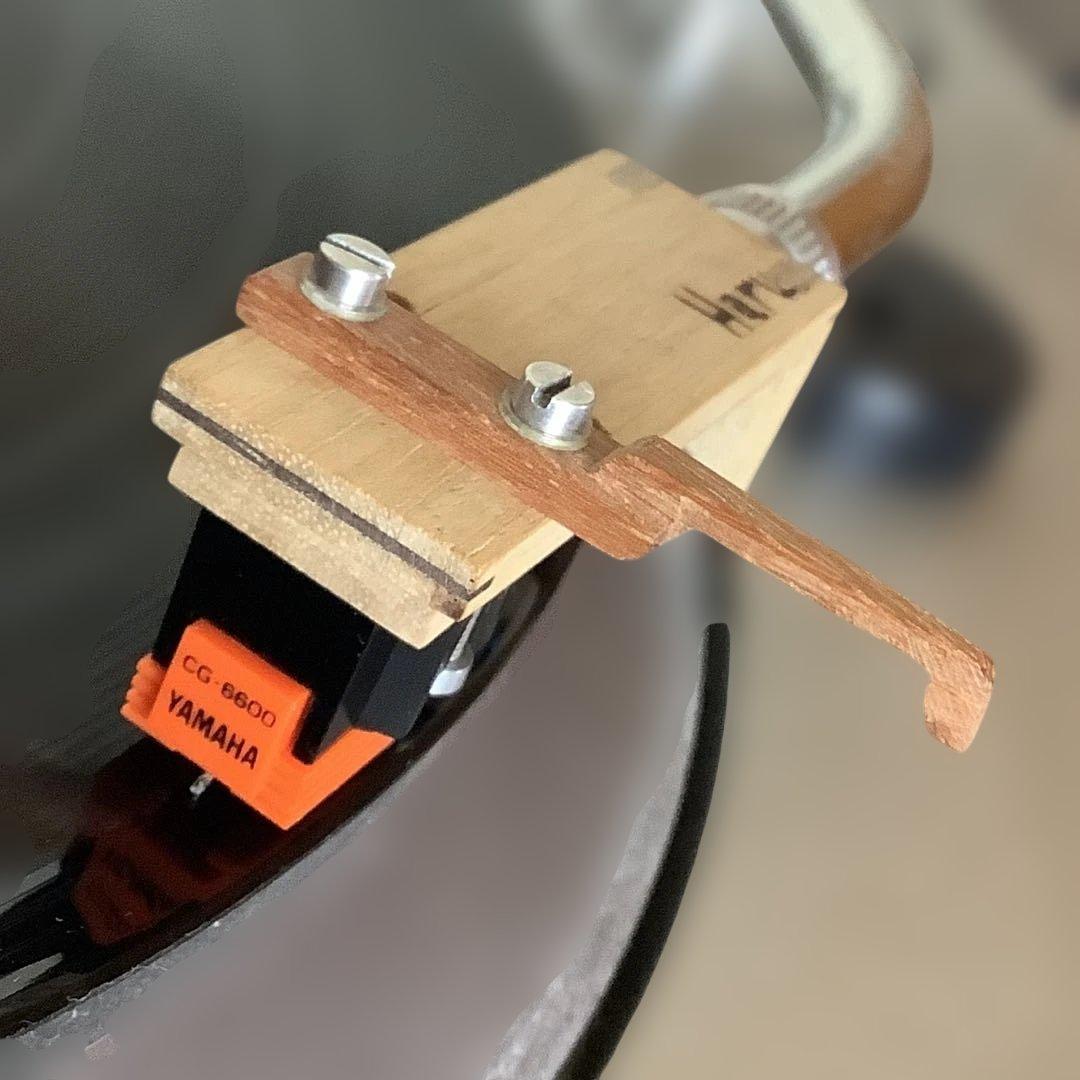 木のヘッドシェル(柿)➕カートリッジ、交換針のセット