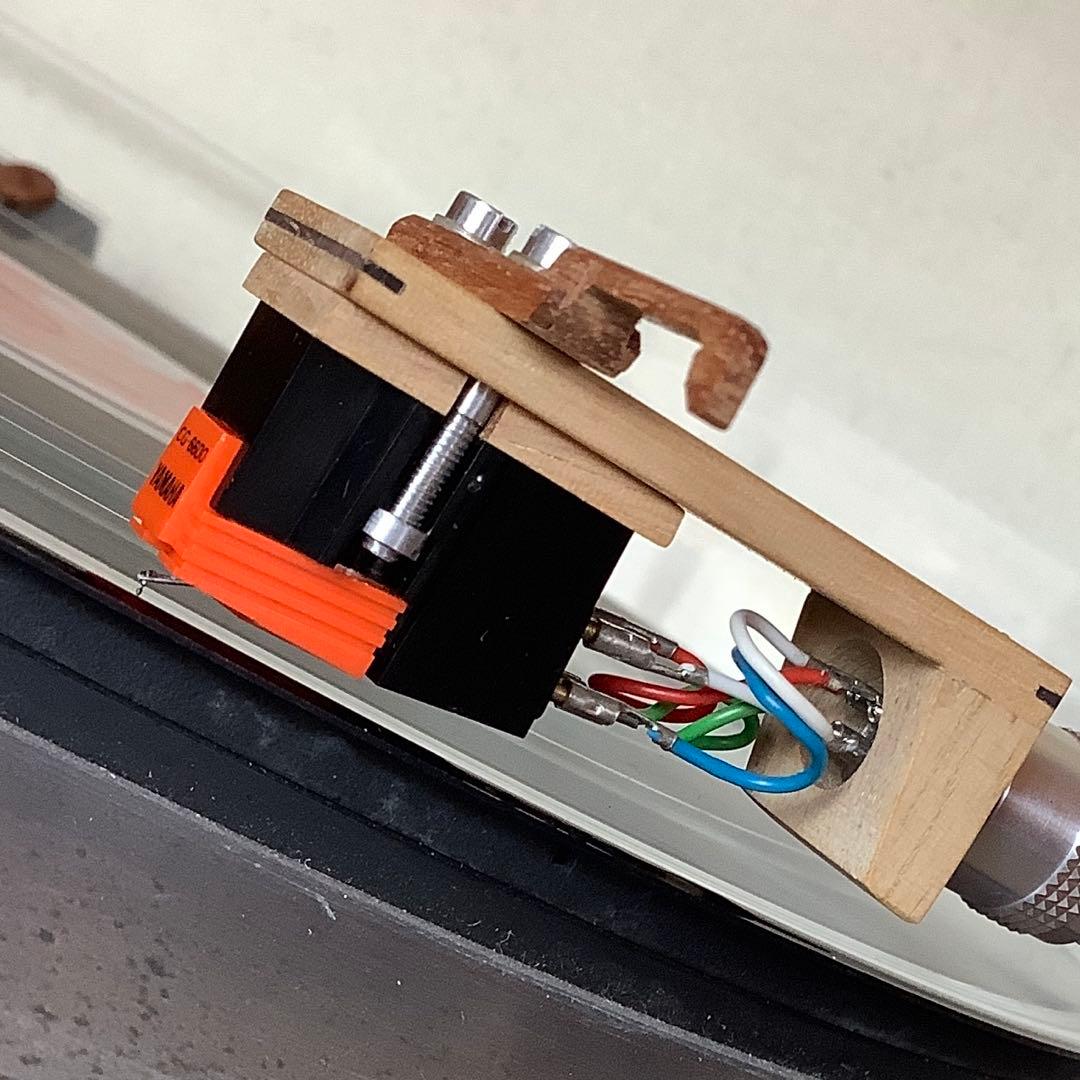 木のヘッドシェル(柿)➕カートリッジ、交換針のセット