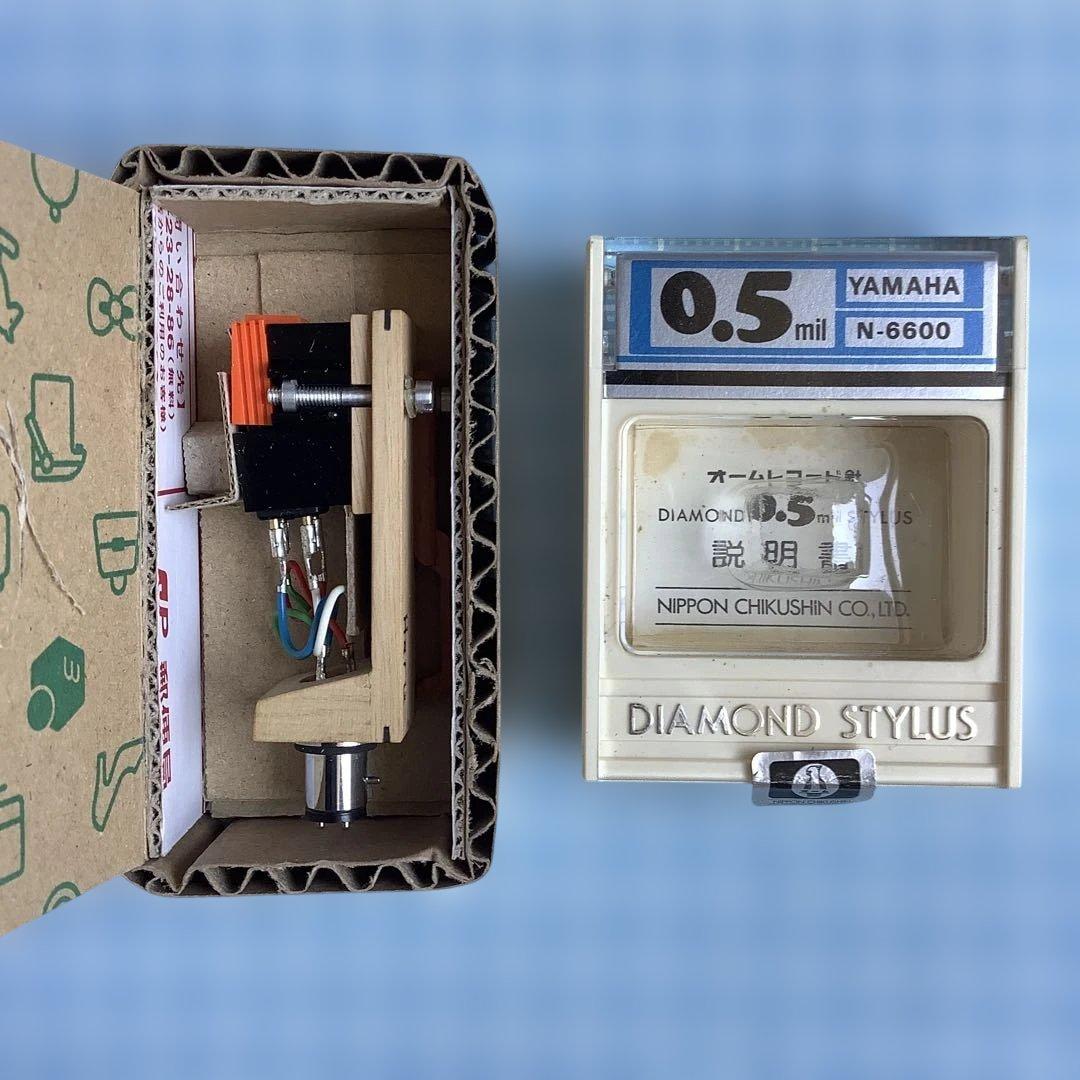 木のヘッドシェル(柿)➕カートリッジ、交換針のセット