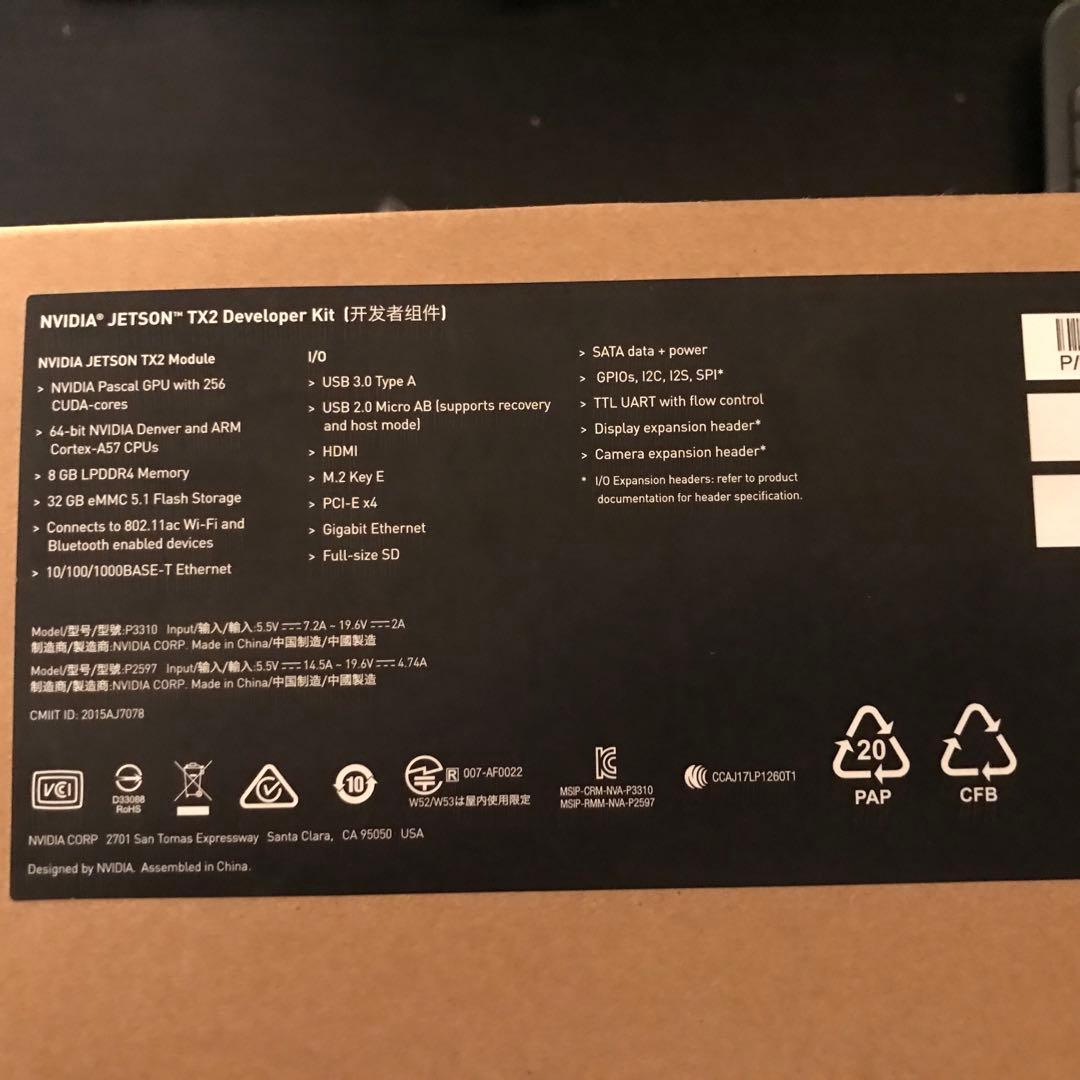 その他 NVIDIA JETSON TX2 Developer Kit