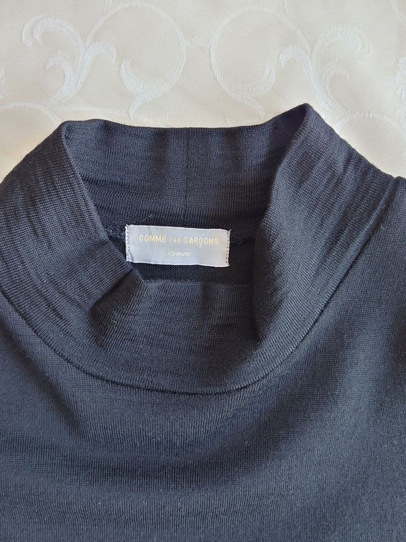 COMME des GARÇONS HOMME 田中オム タートル ウール 黒