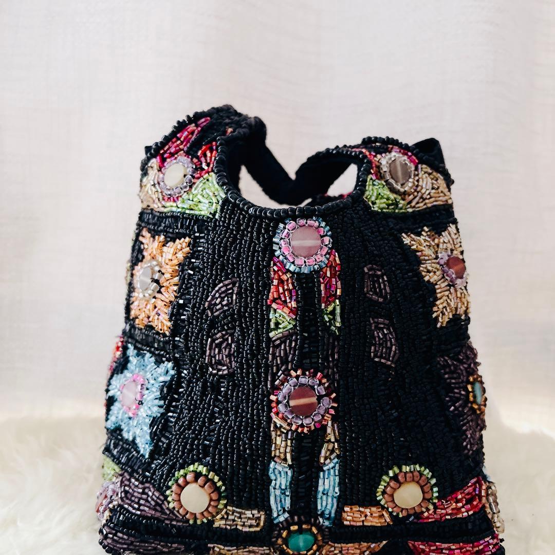 imayin イマイエン ビーズバッグ ビジュー ミニバッグ ハンドバッグ