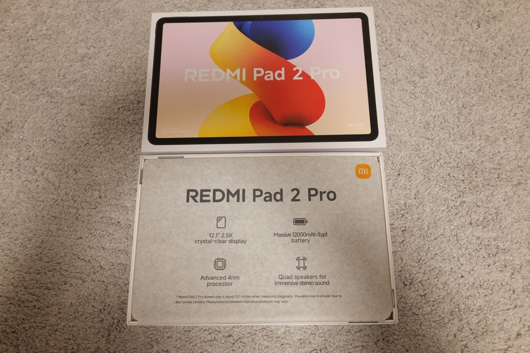 Xiaomi Redmi Pad 2 Pro 12.1型 6GB+128GB