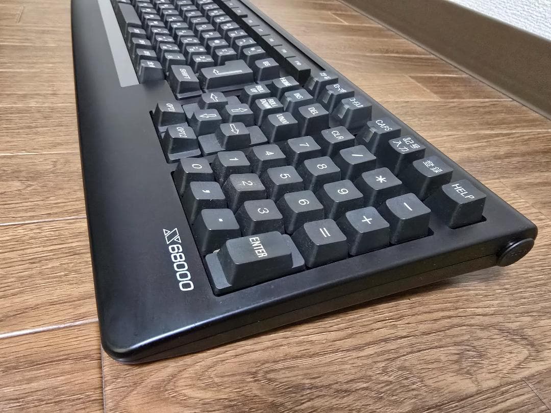 X68000純正キーボード DSETK0022CE02 ブラック 外観極上