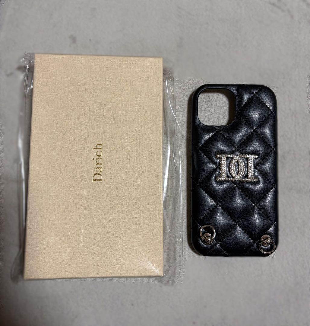 ダーリッチ iPhone15ケース ブラック