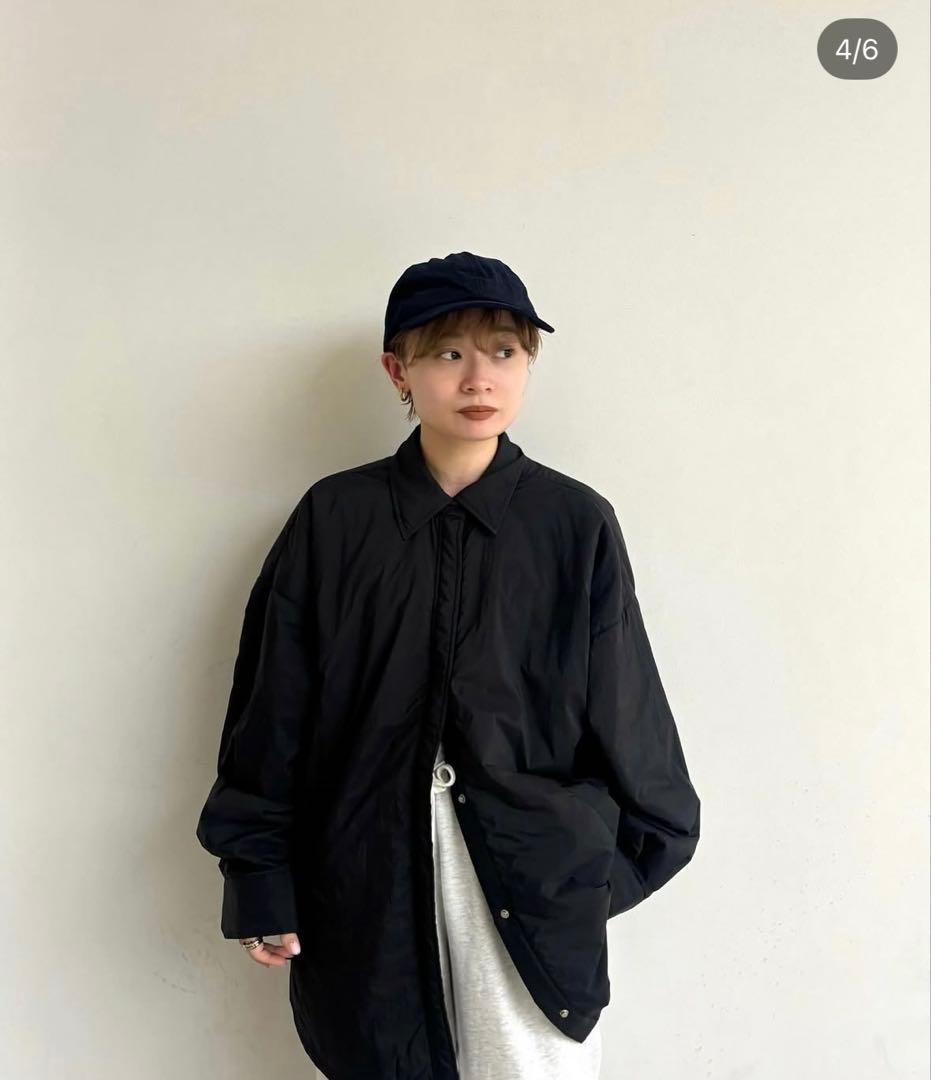 【新品未使用】anuke パディングボタンシャツ