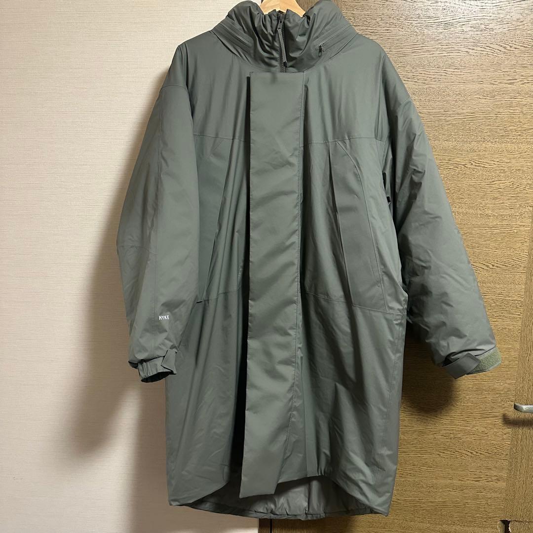 HYKE✖️ PERTEX　PUFF PARKA ハイク　ダウン　サイズ3