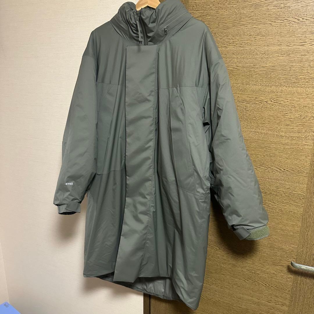 HYKE✖️ PERTEX　PUFF PARKA ハイク　ダウン　サイズ3