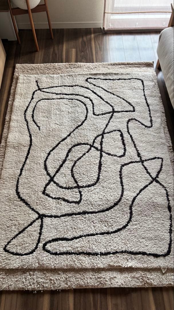 JOURNAL STANDARD FURNITURE抽象ラグ 120x160cm