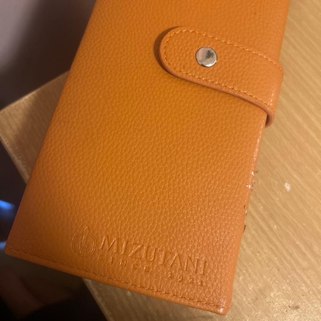 専用 MIZUTANI セニングシザー オレンジケース付き