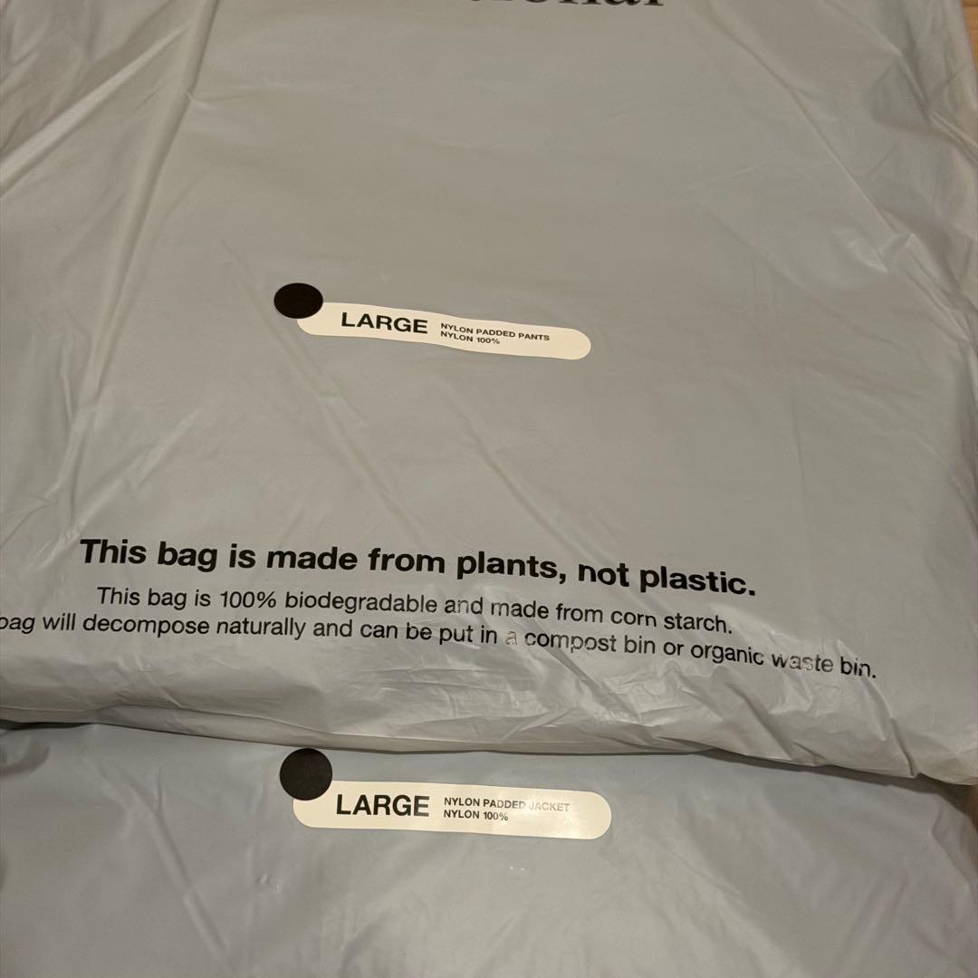 ジャケット・アウター L SET UP NYLON PADDED JACKET+PANTS