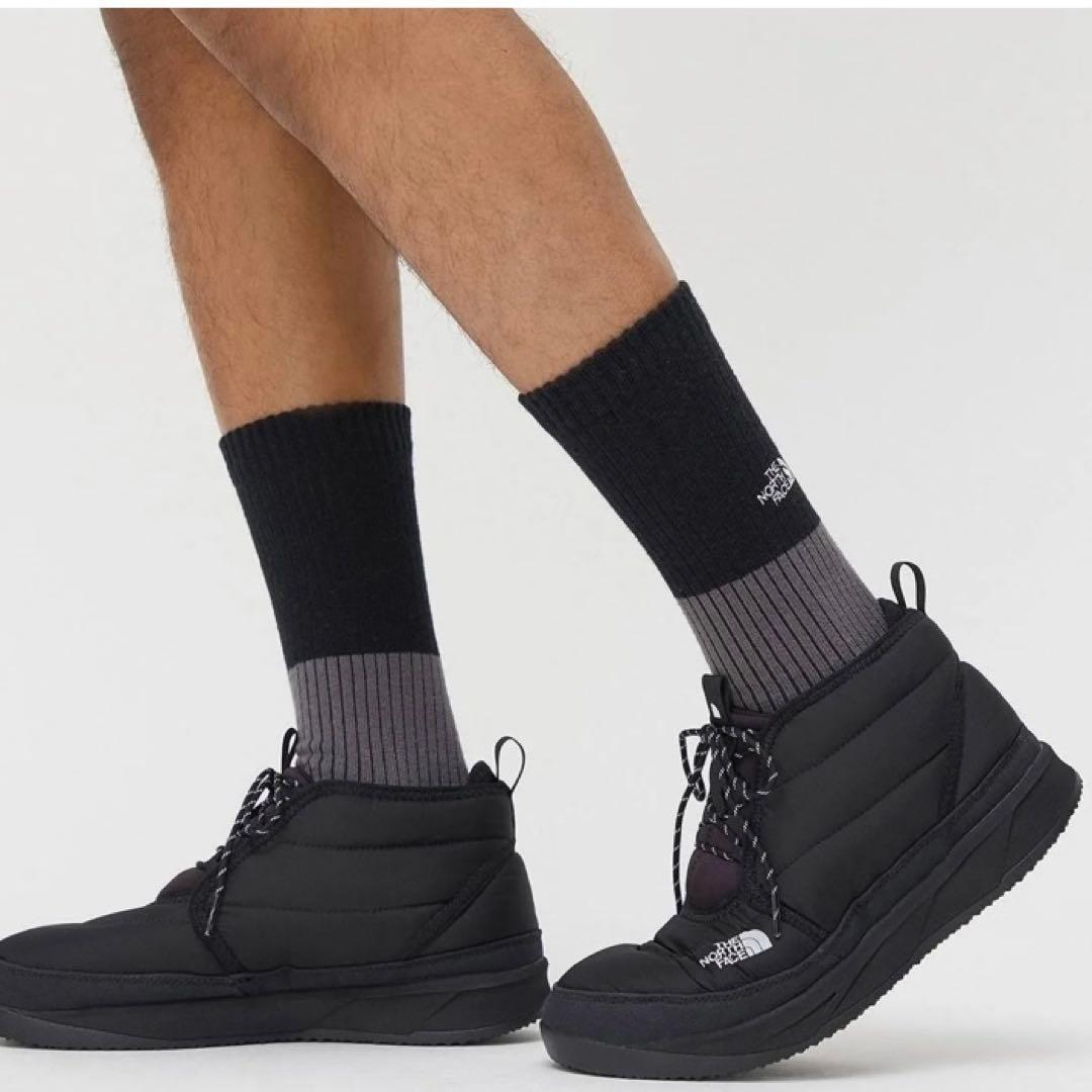 新品 24cm ノース・フェイス ヌプシ チャッカ NF02273 BR 黒