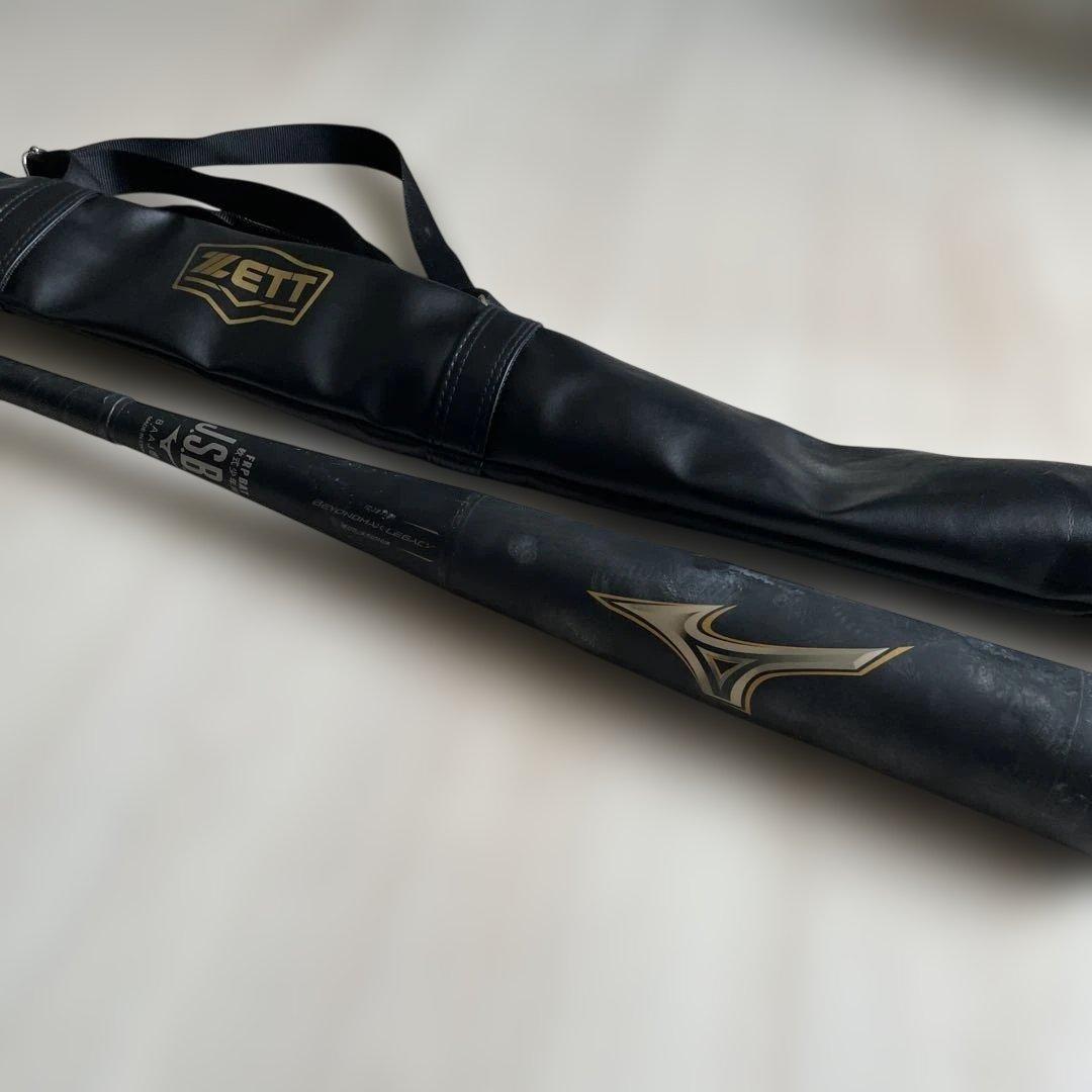 美品！中古　少年軟式野球用　ビヨンドマックスレガシー　数回のみ　ミズノ　バット