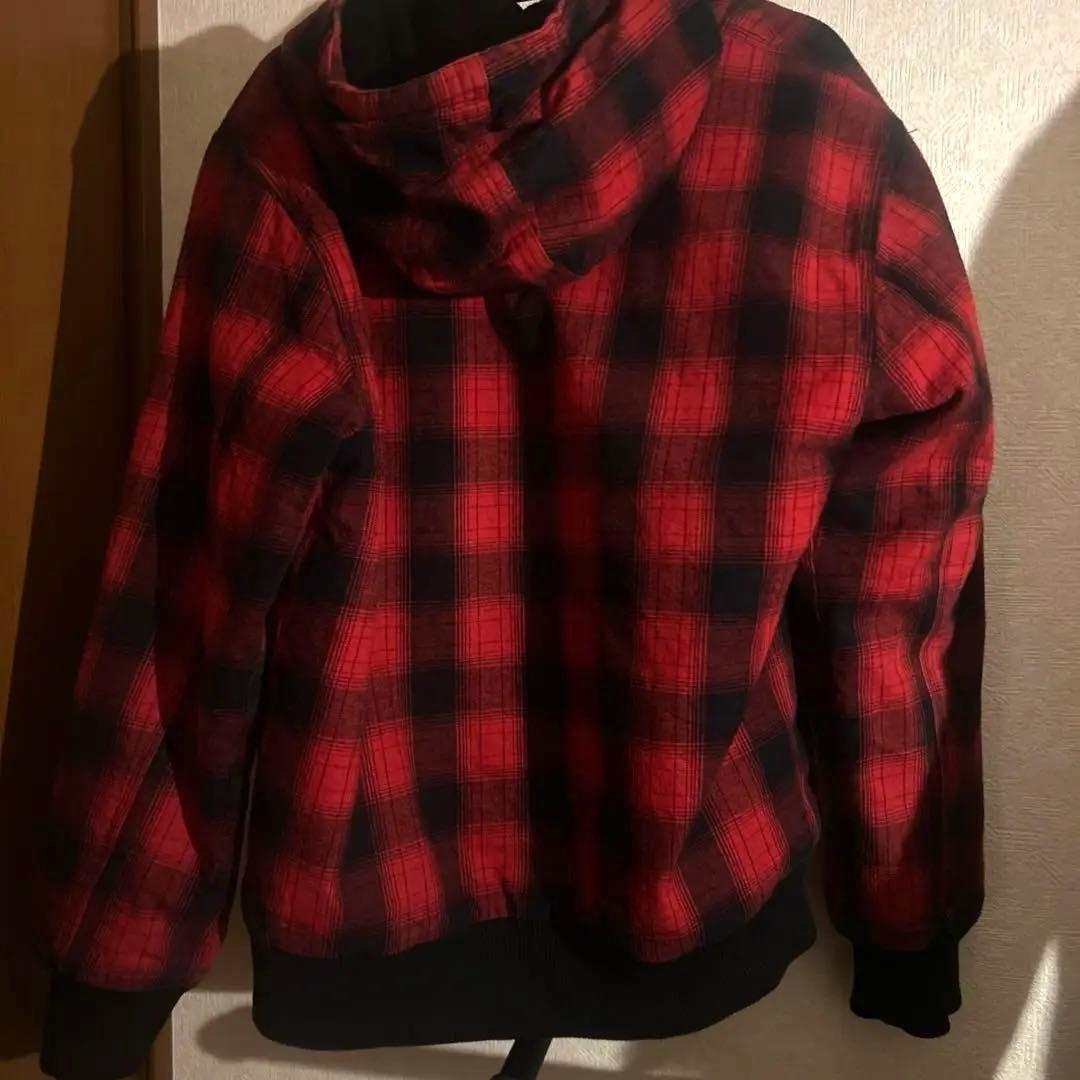 激レアCarhartt アクティブジャケット チェック柄 Mサイズ 短丈 古着