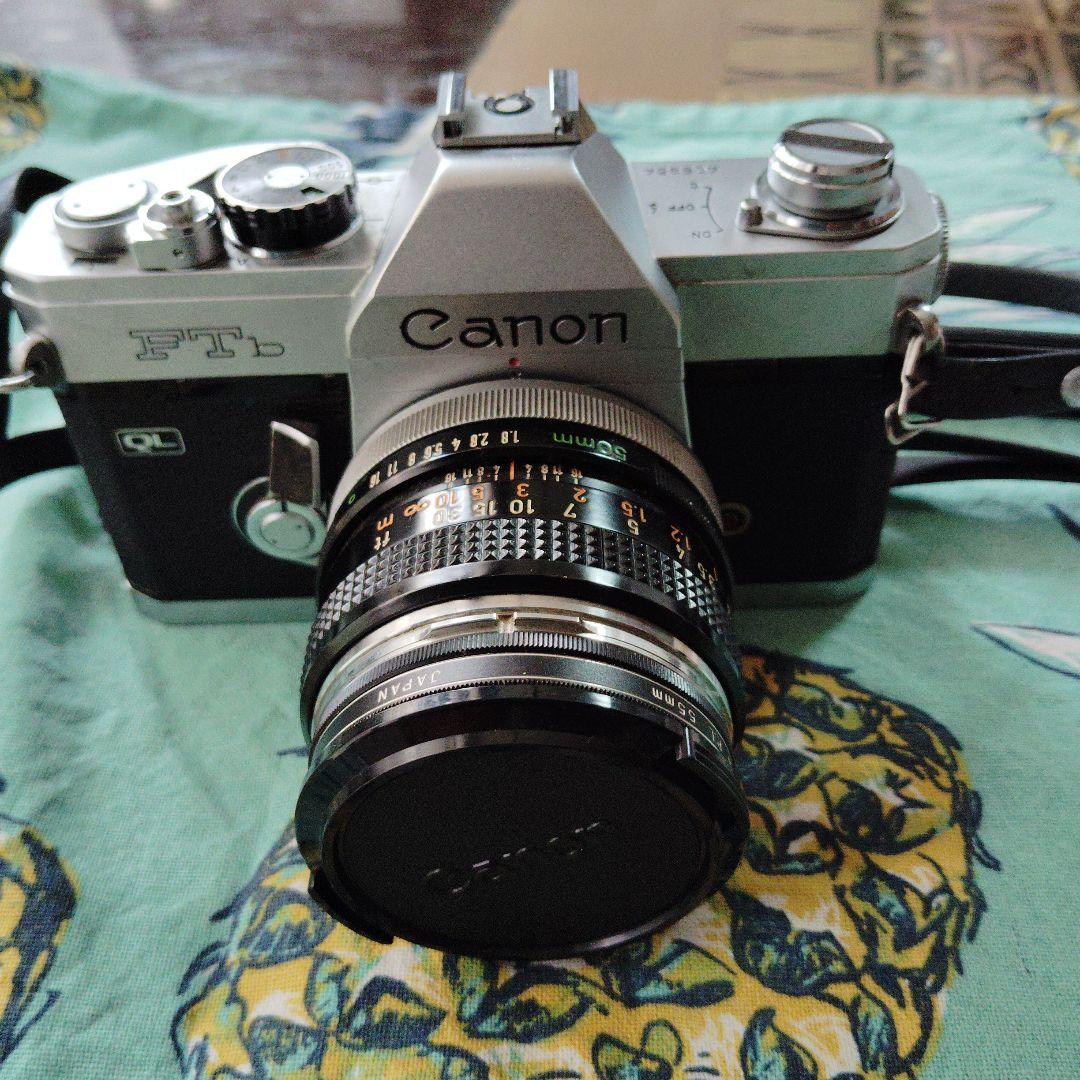 キャノンFTb.QL一眼レフカメラとキャノンレンズFD50mn1:18ゼット