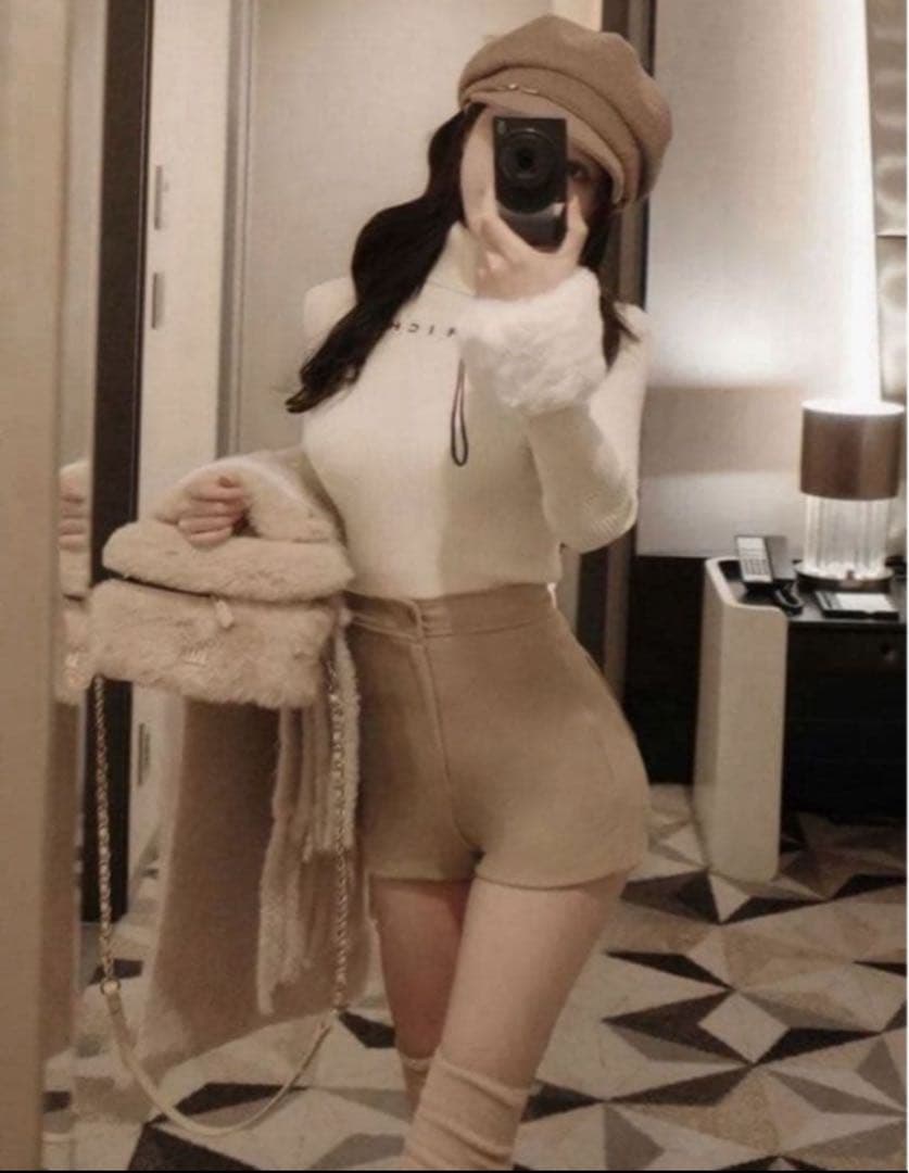 スムースファーリブニットトップス Darich 完売品