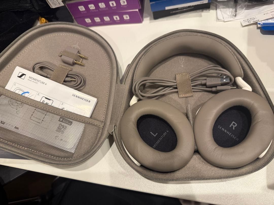 SENNHEISER MOMENTUM4 ホワイト +BTD600