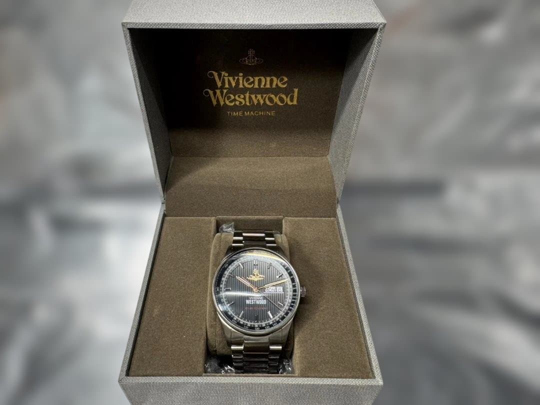 【美品】Vivienne Westwood 時計 VV207BKSL 箱有