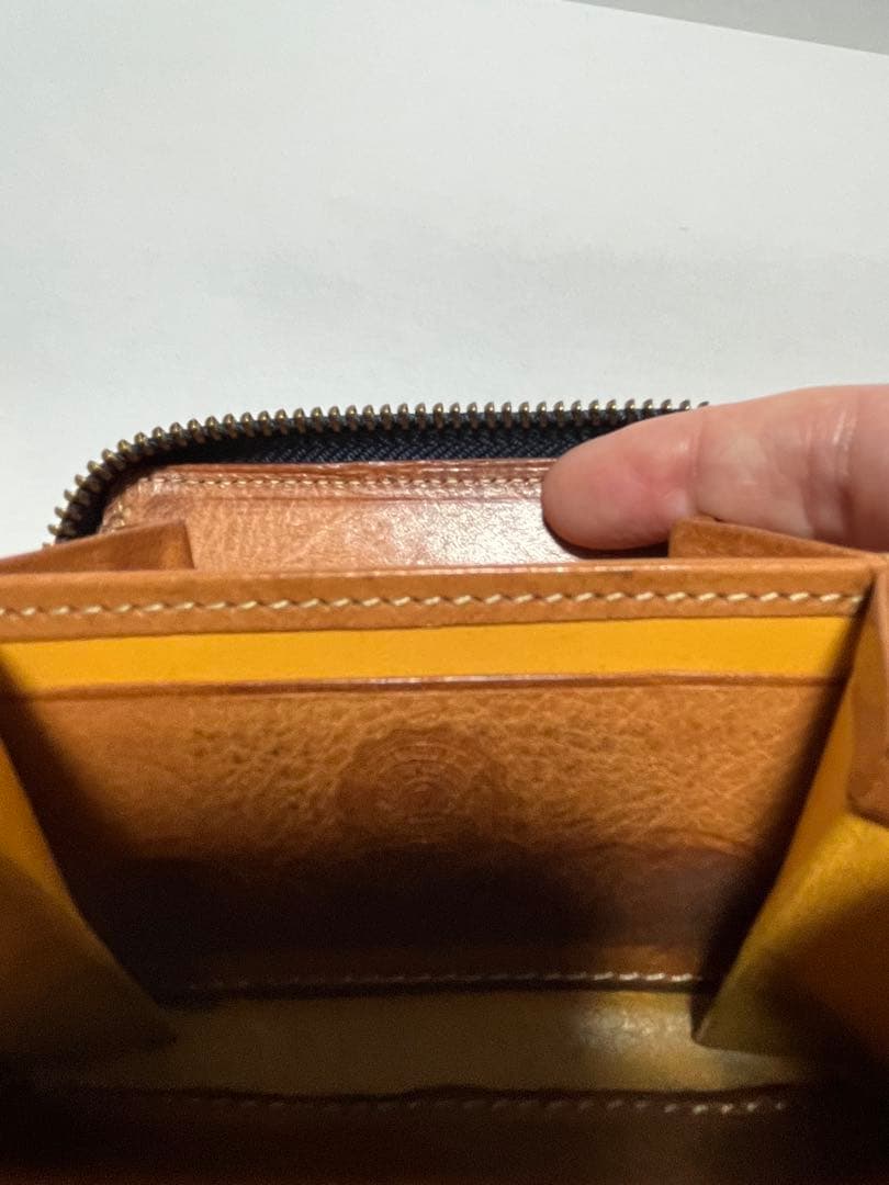 【美品】GANZO ガンゾ　リザード　トカゲ革　小銭入れ　ネイビー