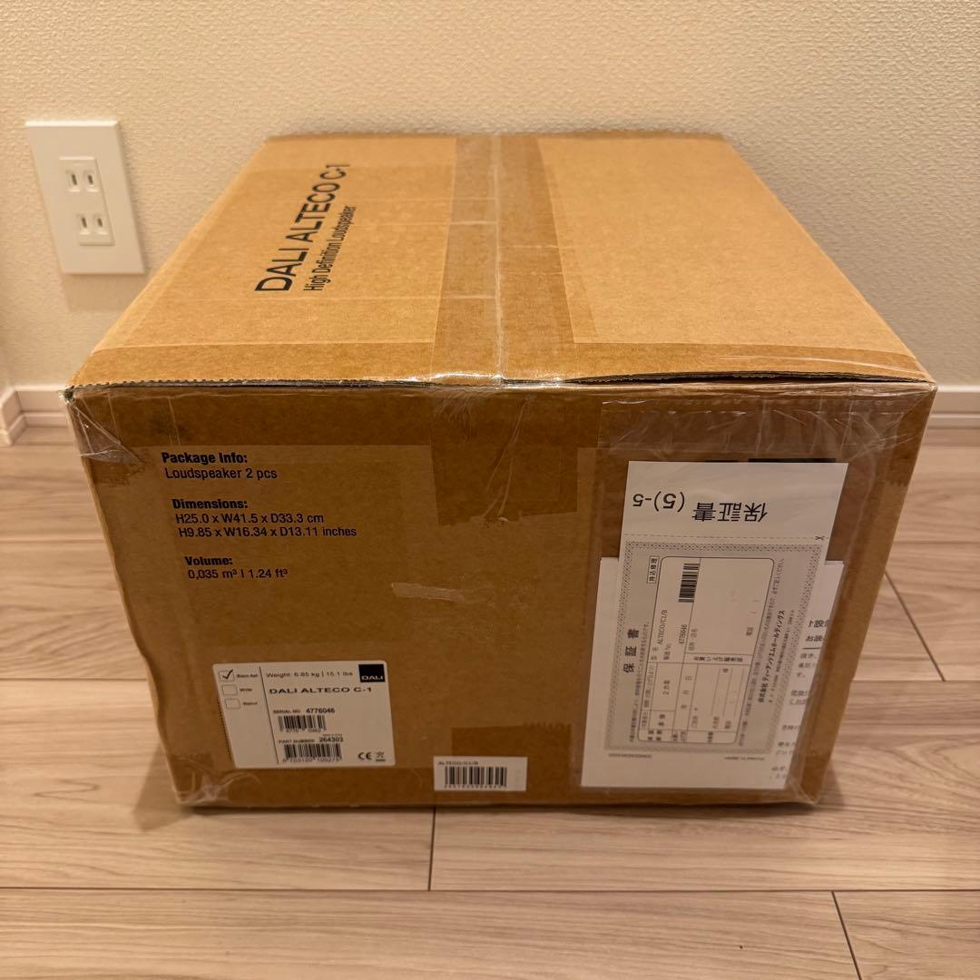 超美品 DALI ALTECO C1 Black ペア スピーカー