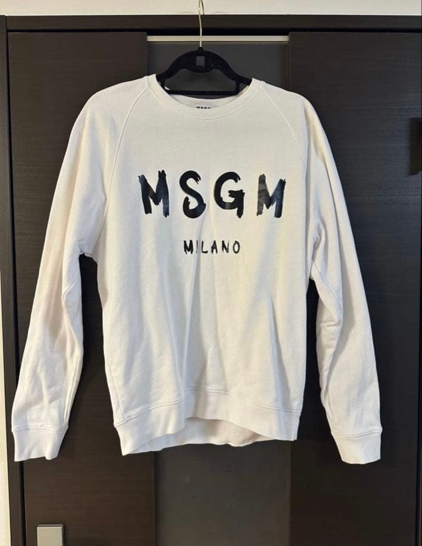 MSGM ホワイト スウェット Mサイズ