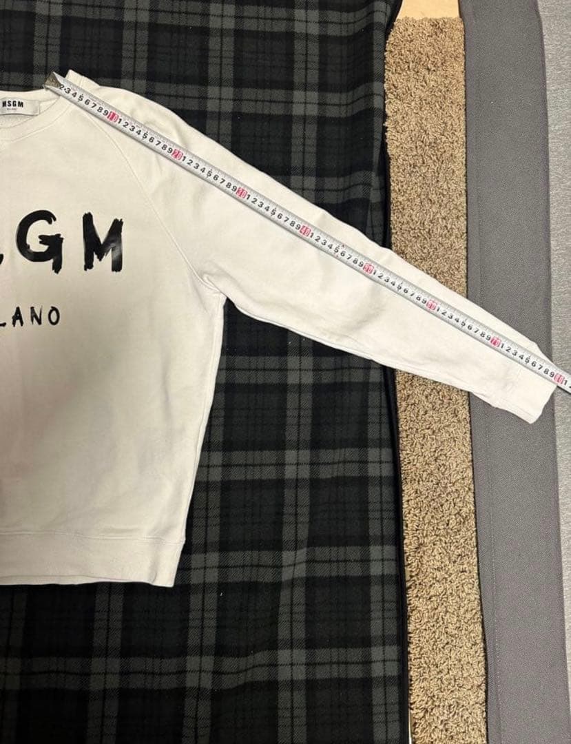MSGM ホワイト スウェット Mサイズ