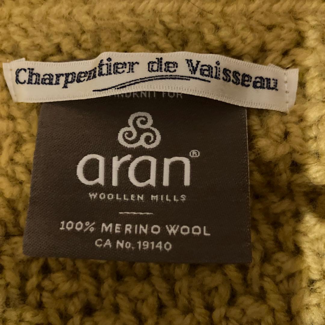 Charpentier de Vaisseau✖️Aran ニットカーディガン