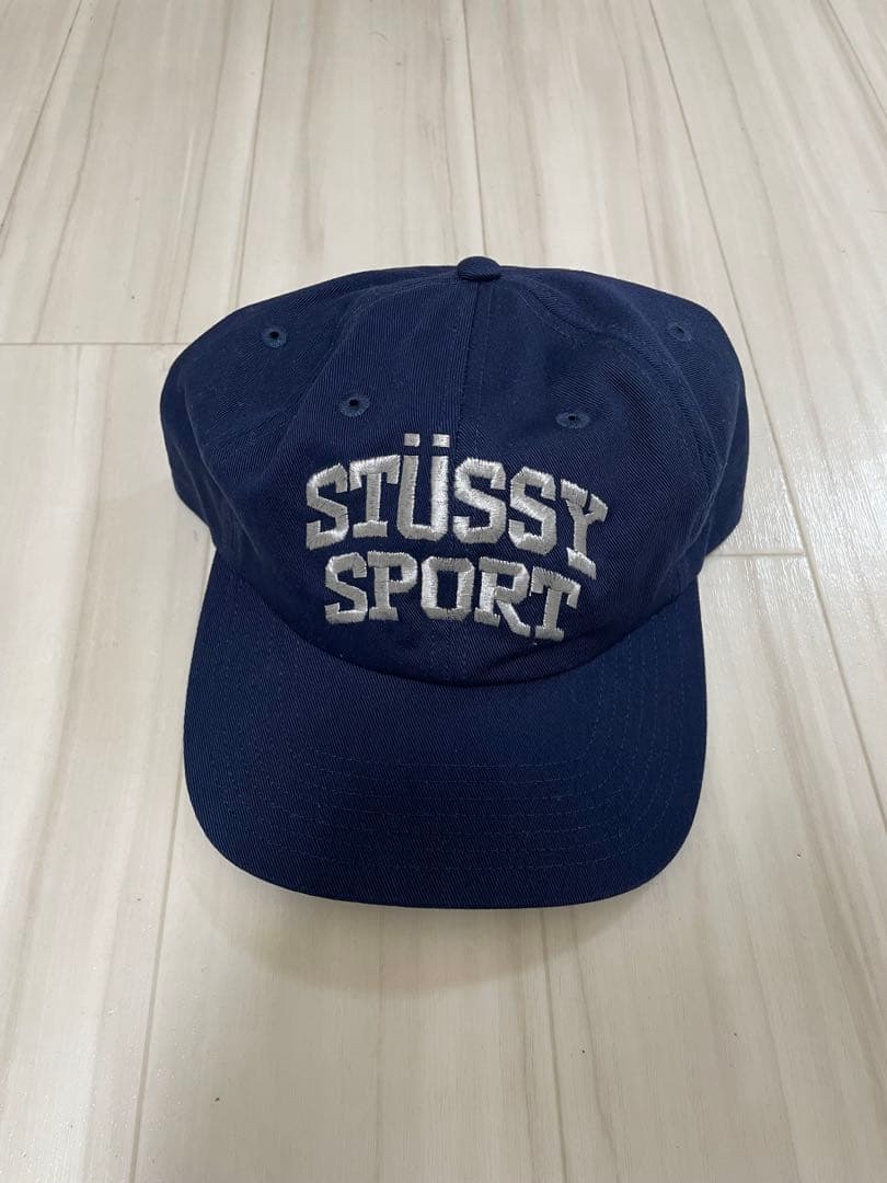 STÜSSY SPORT ネイビーキャップ
