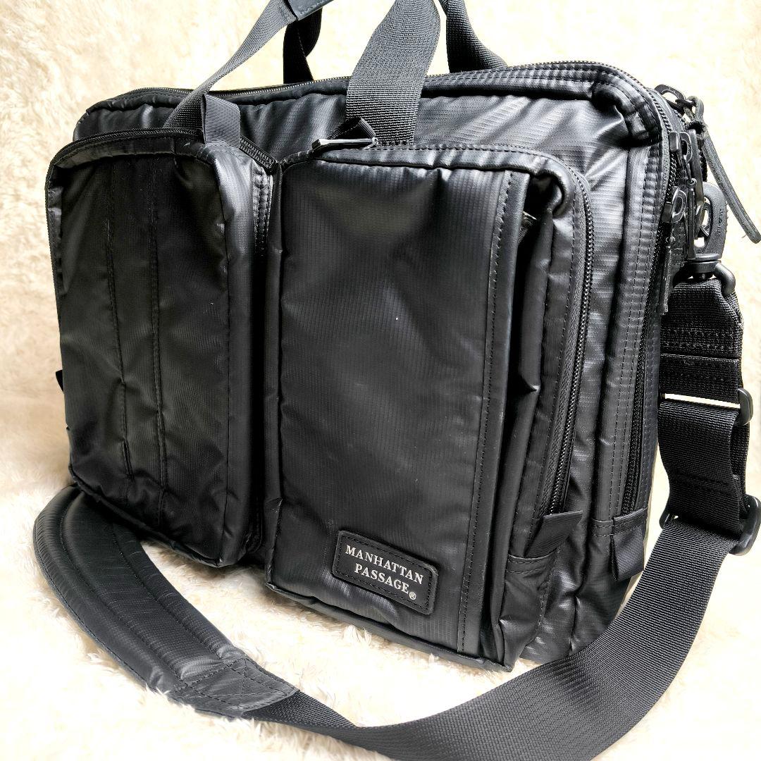 【美品】MANHATTAN PASSAGE 2way ショルダーバッグ ビジネス