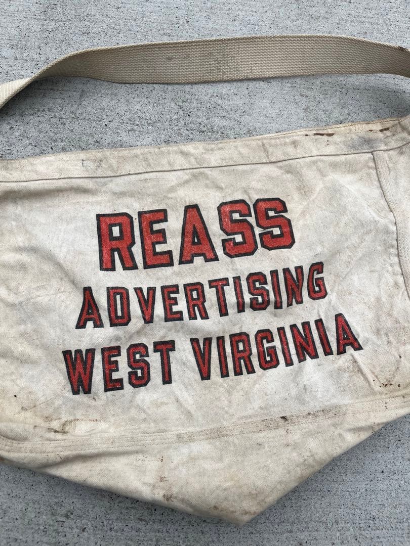 40s ニュースペーパーバック　スペシャル　染み込み3段プリント　調節可能