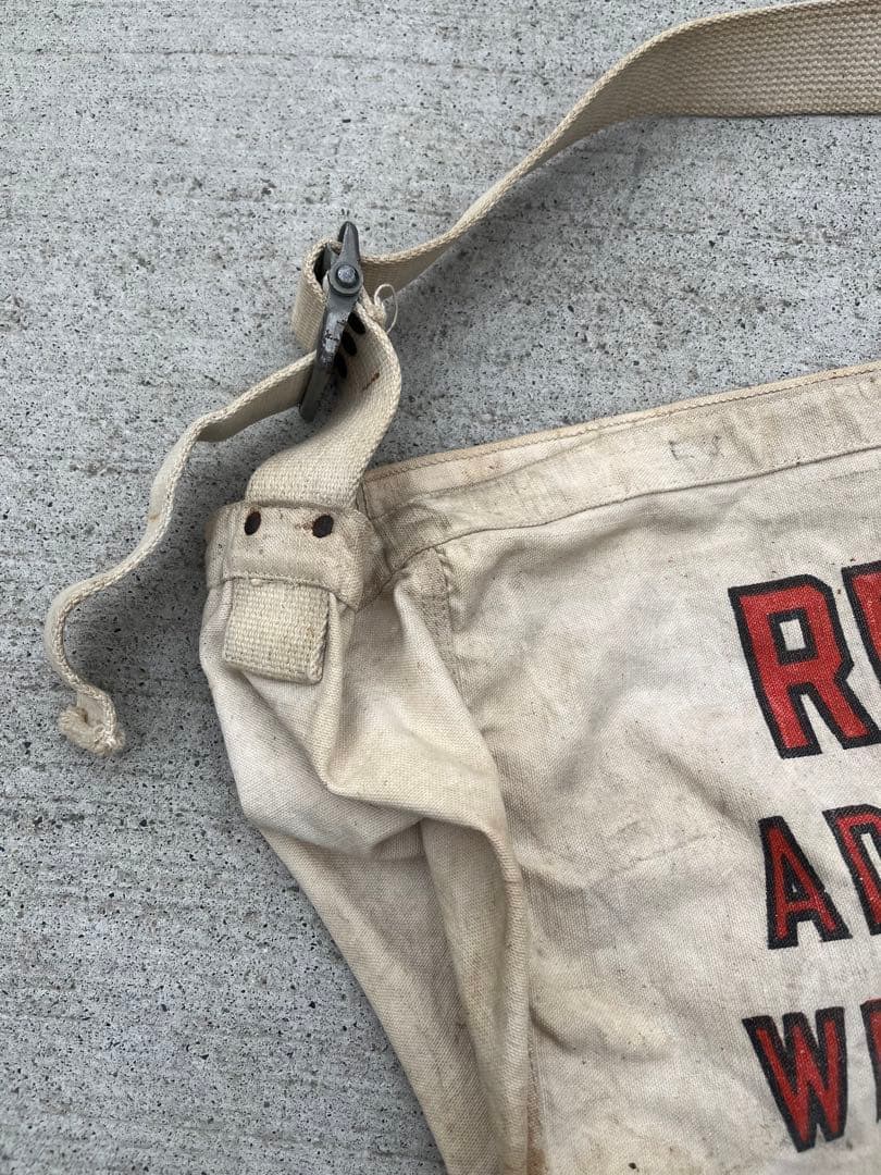 40s ニュースペーパーバック　スペシャル　染み込み3段プリント　調節可能