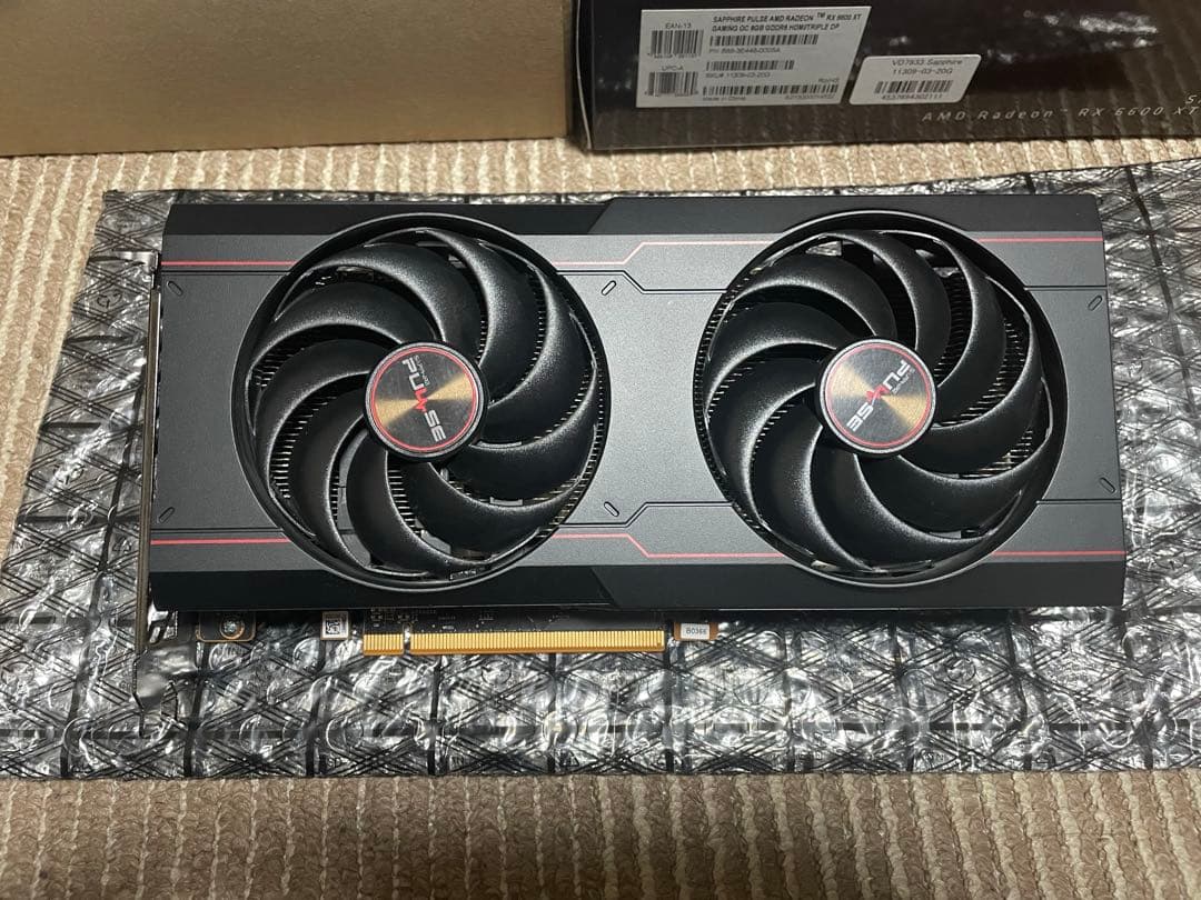 （動作品・ジャンク扱）SAPPHIRE Radeon RX 6600 XT