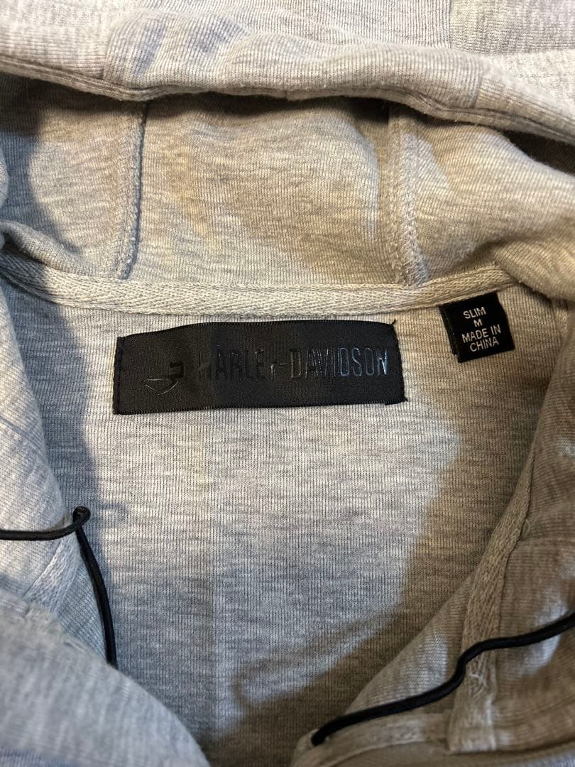 Harley-Davidson グレー フルジップパーカー