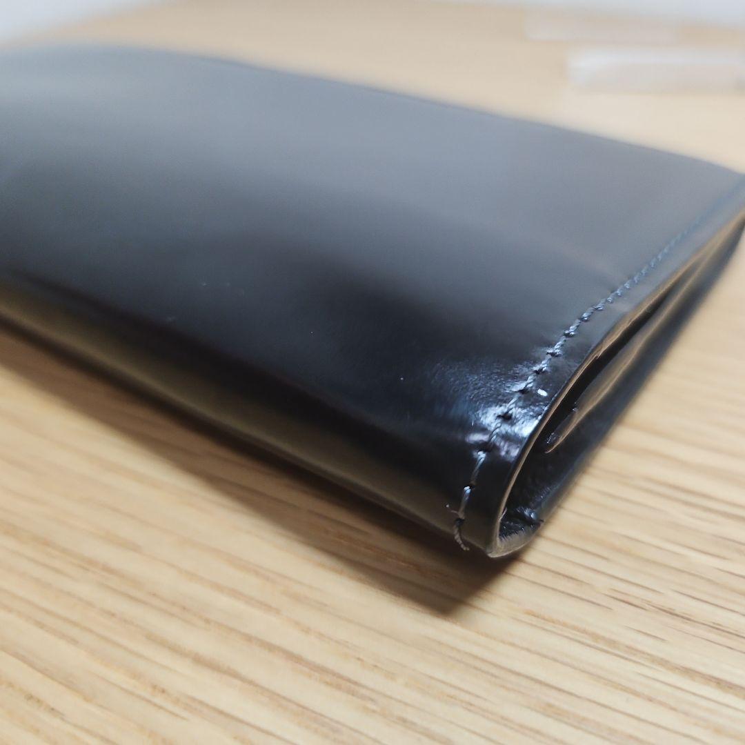 【希少】Paul Smith 長財布 最上級 蝋引き コードバン BLACK