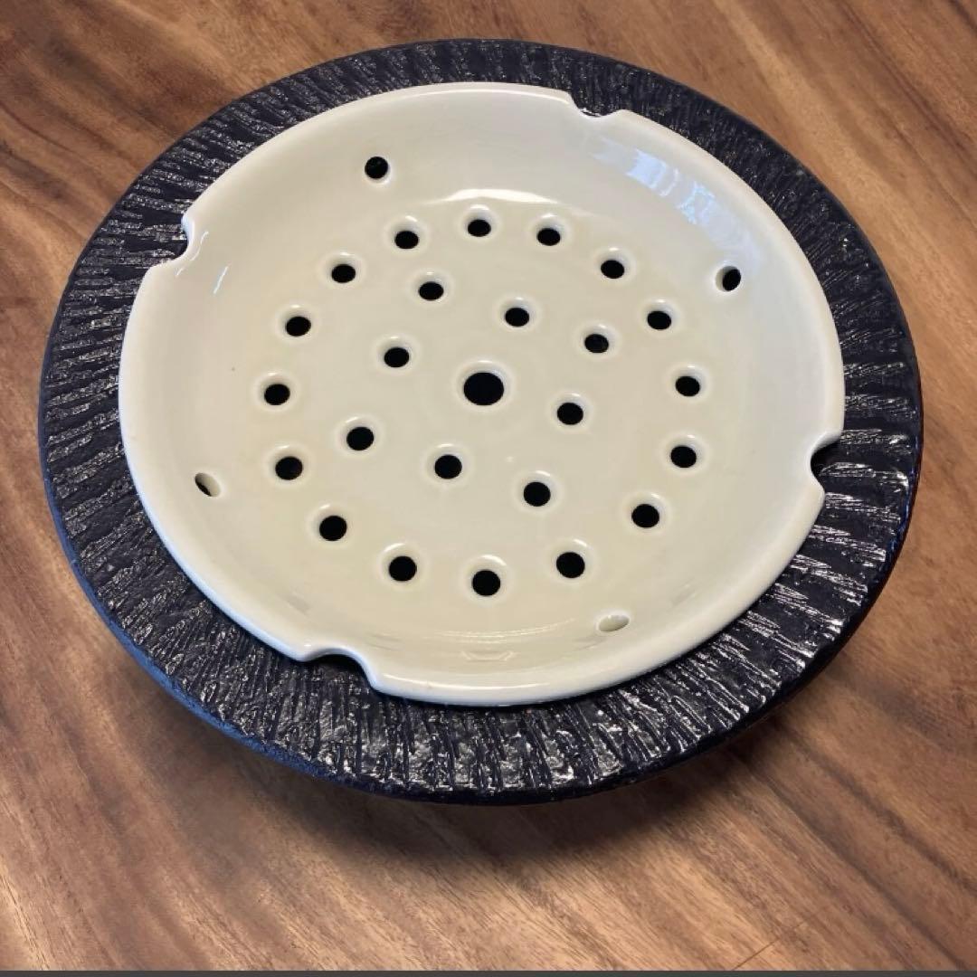 長谷園　IH土鍋　伊賀　蒸し器付き