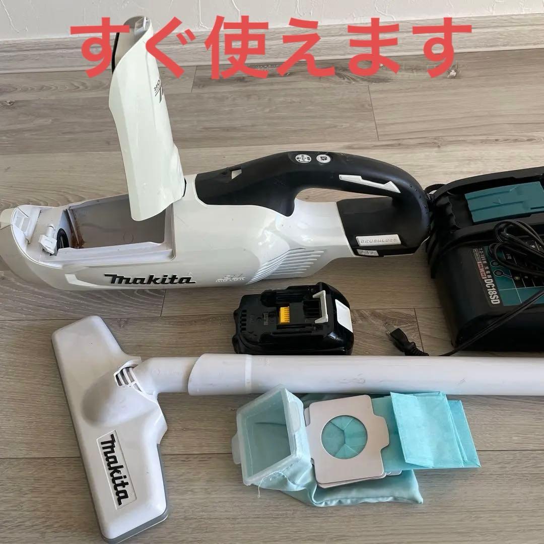 マキタCL282FD スティッククリーナー 本体　充電器ゴミパックスキマノズル