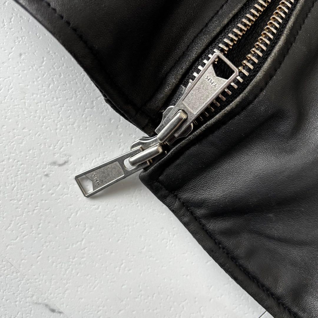 vital monsieur nicole✨極美品ラムレザーライダースジャケット