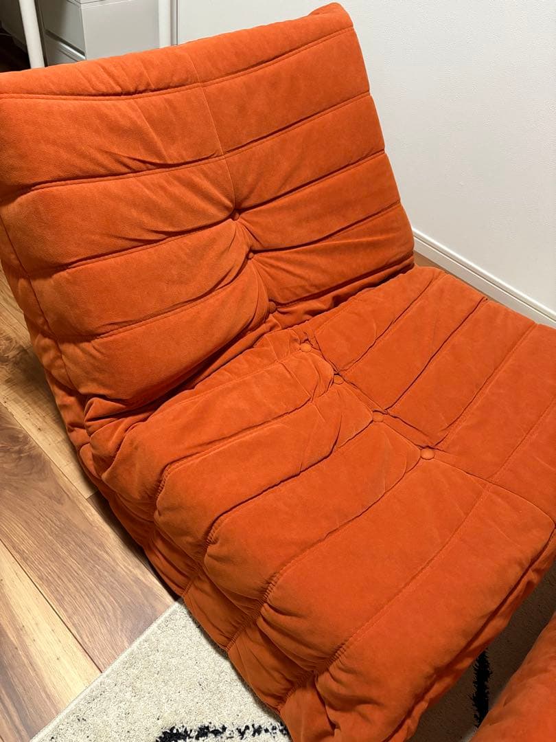 【美品・送料無料】トーゴ togo 一人掛けソファ オットマンセット販売