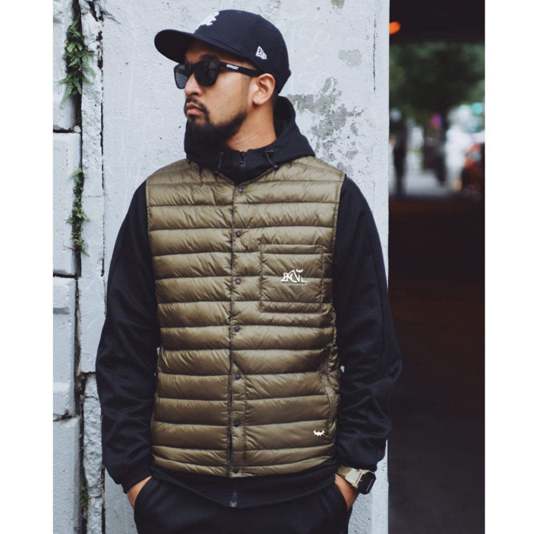 BACK CHANNEL x NANGA リバーシブル ダウン ベスト