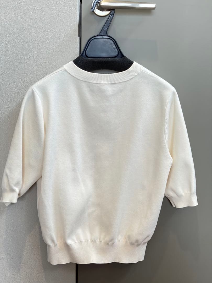 【美品】CABaN GREEN SHOWERハーフスリーブカーディガン