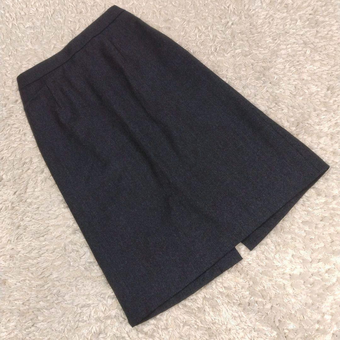 ポールスチュアート　ノーカラージャケット　パンツスカート　スーツセットアップ6M