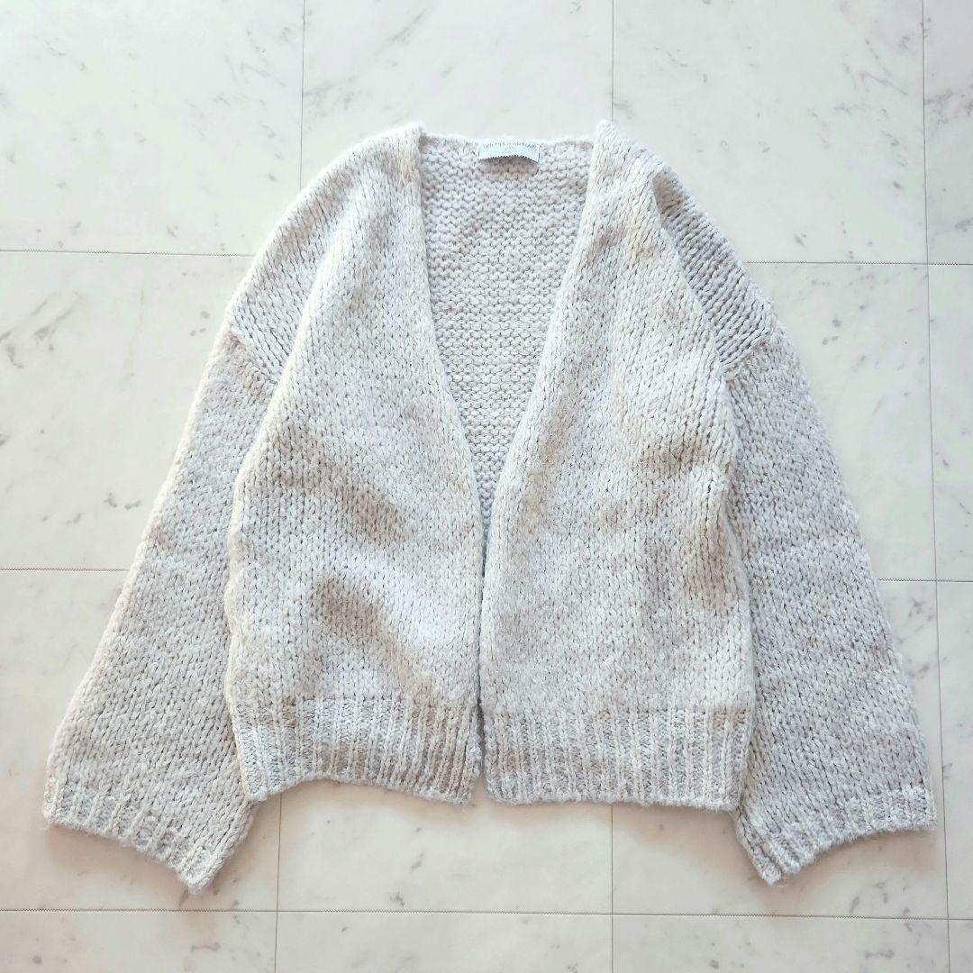 未使用 2024年 トリコットジーンマルク カーディガン グレー フランス製