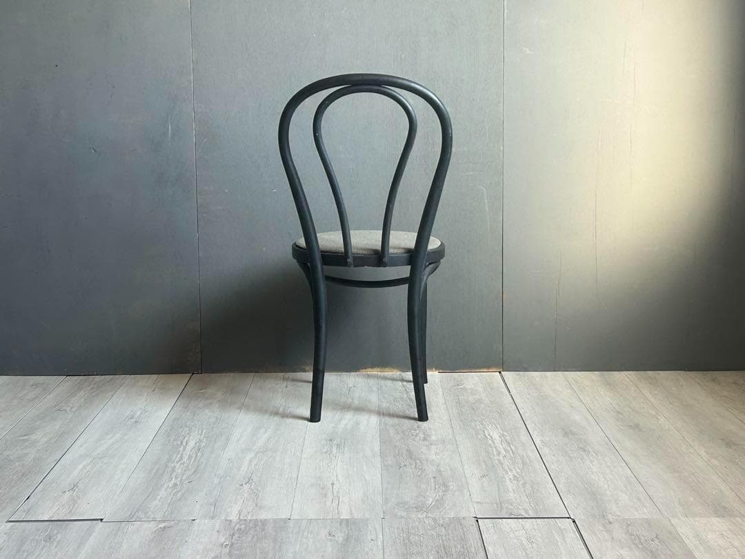 ①　秋田木工　AKIMOKU リペイント　ブラック　ベントウッドチェア　NG