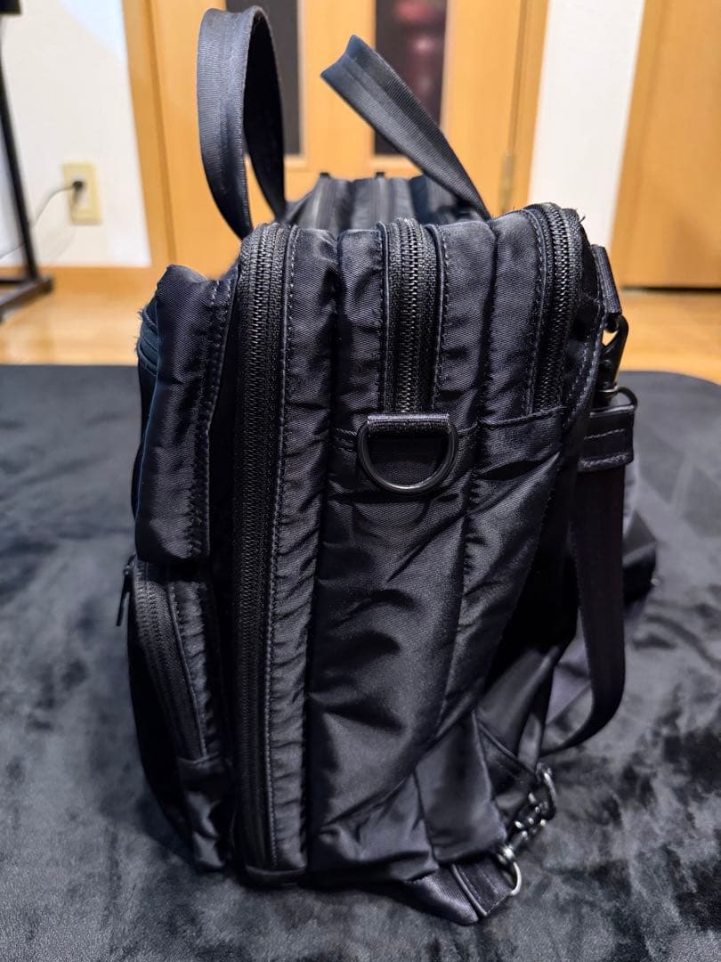 希少 ポーター ホワイトマウンテニアリング ブリーフケース リュック 黒 メンズ