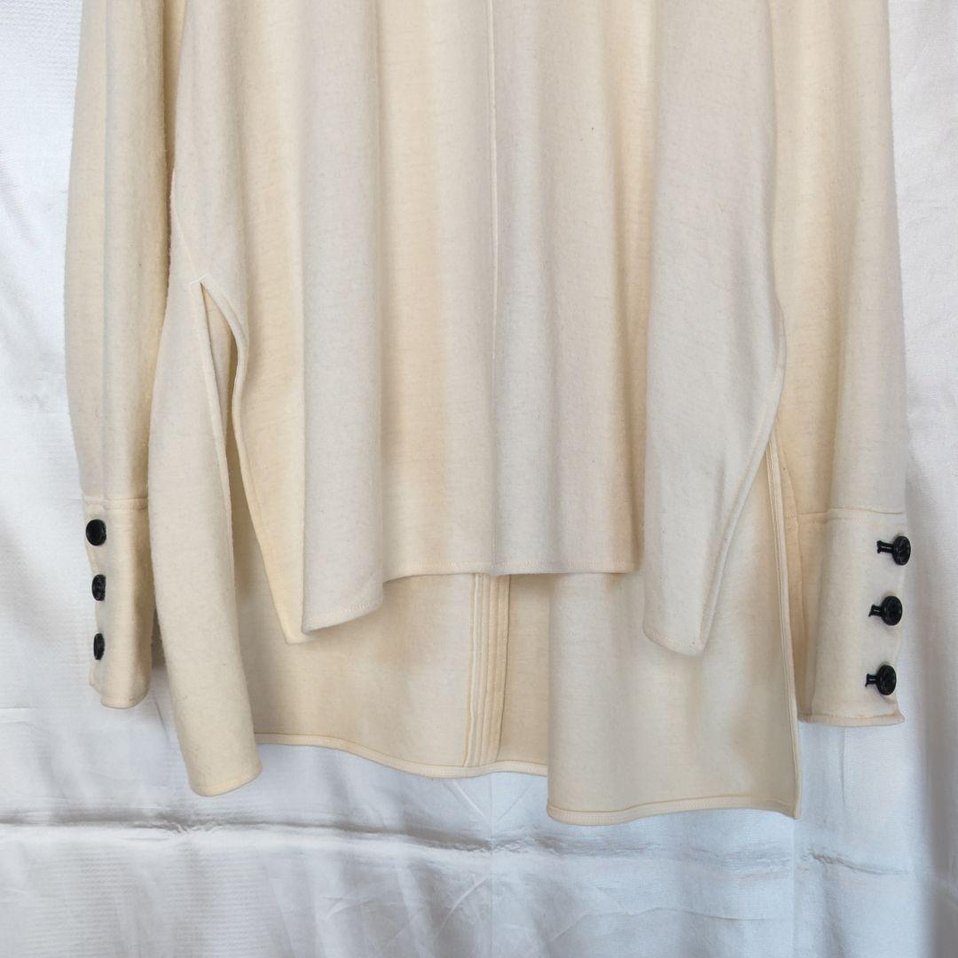 LOHEN ローヘン ウール ボリュームスリーブ ブラウス アイボリー F