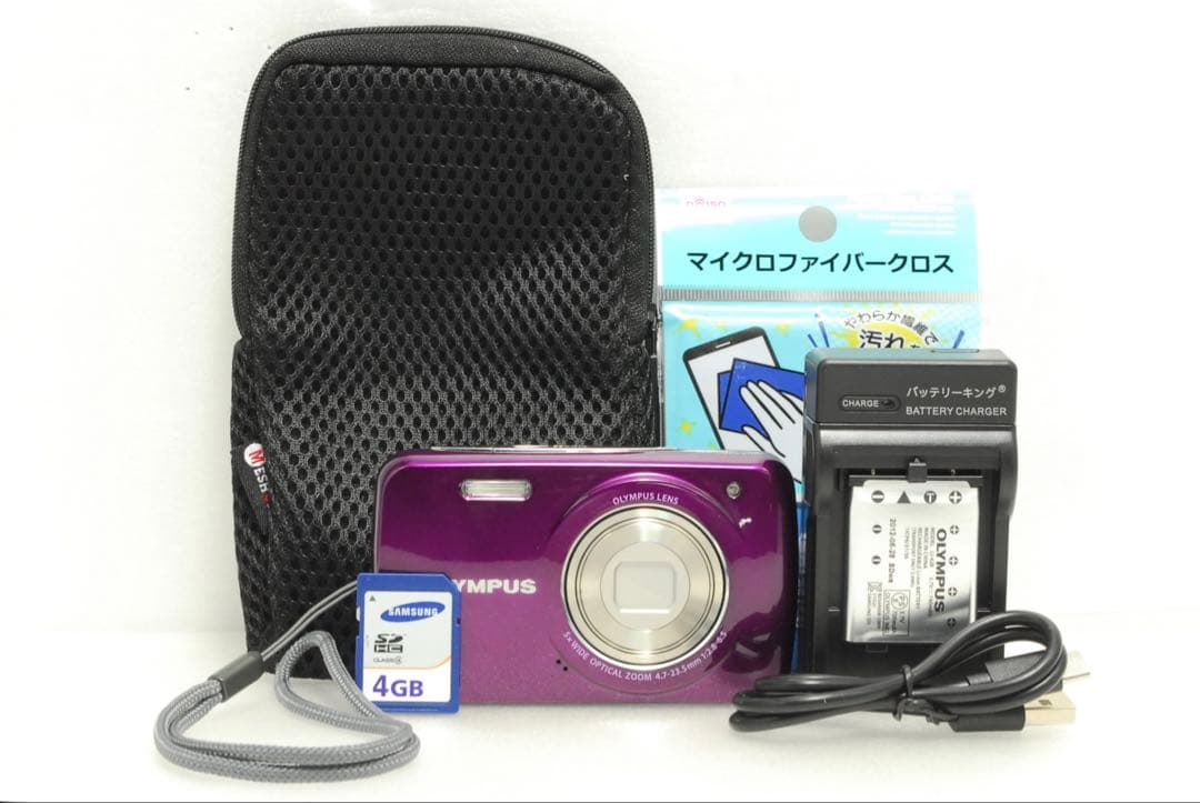 OLYMPUS VH-210 ❤️スマホ転送 動作確認済 オリンパス パープル