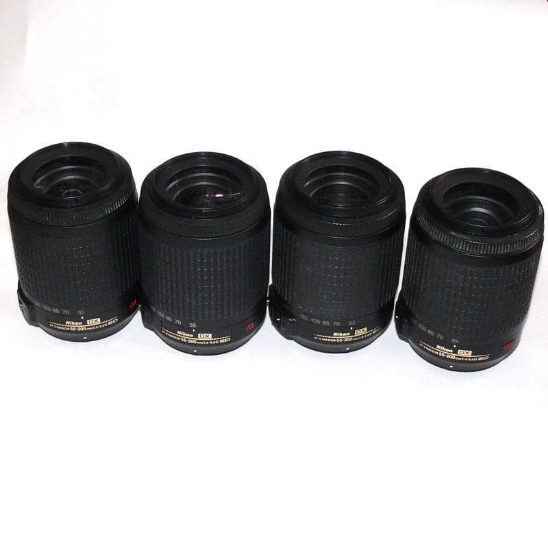 Nikon 55-200mm ED VR ジャンク品4本
