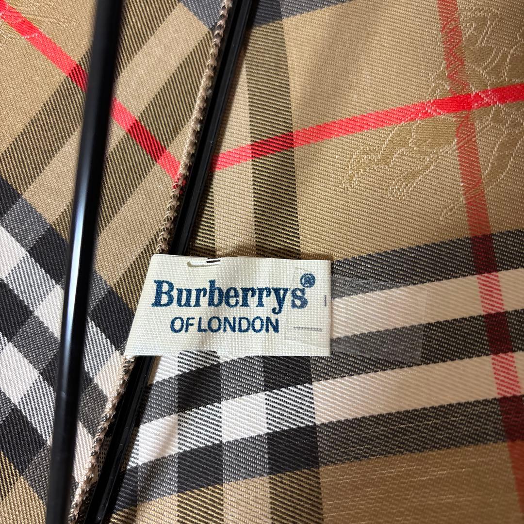 Burberrs 英国製 ロゴジャガード シャドーホースノバチェック　傘