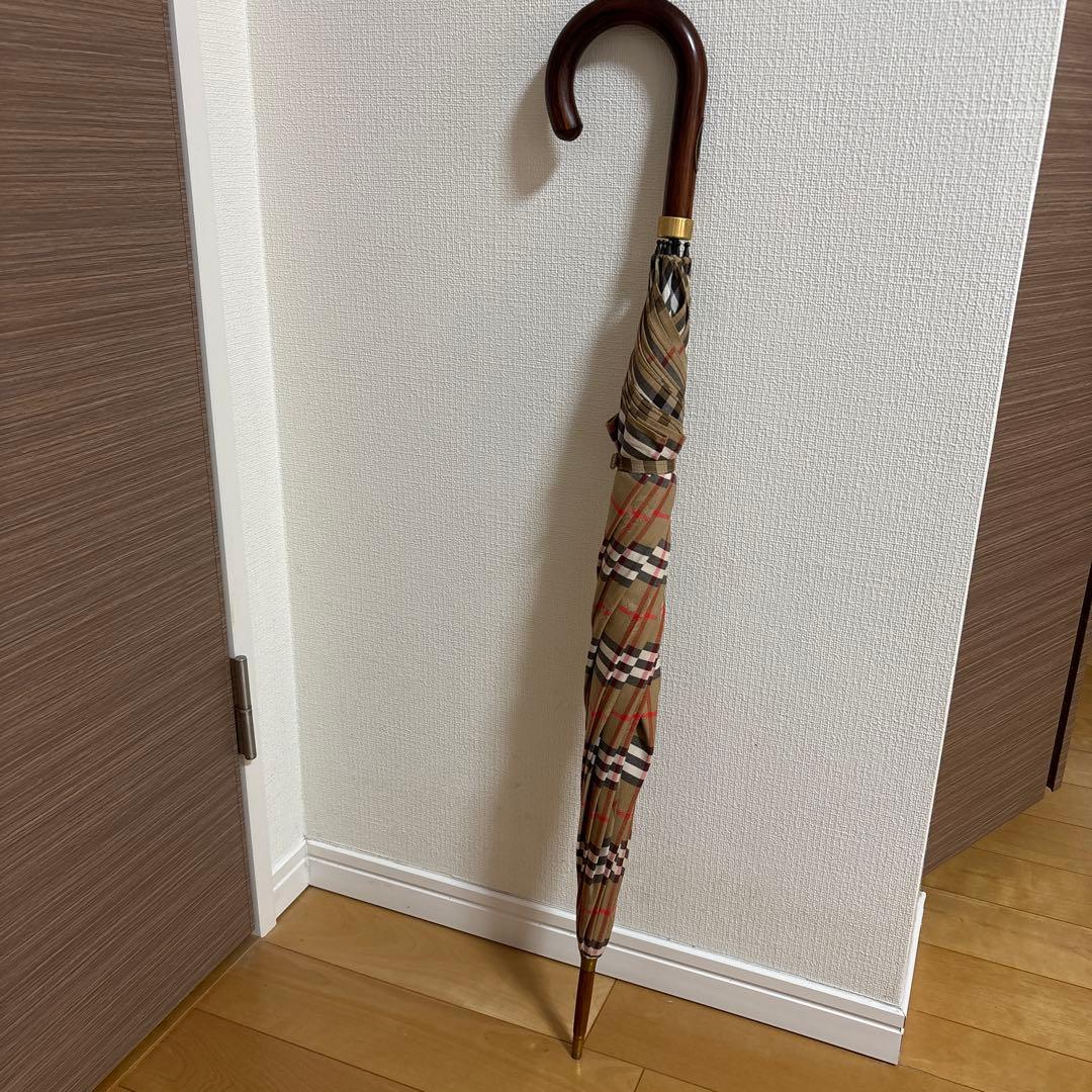 Burberrs 英国製 ロゴジャガード シャドーホースノバチェック　傘